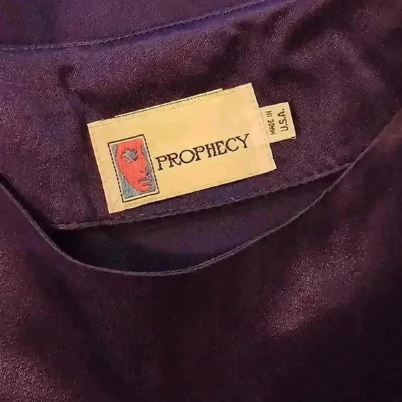 Sleek Royal Blue/Purple Satin 2 Piece Pantsuit - Golden Girls - Picture 9 of 11